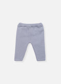 Pantalons Bébé Maille Pleine - Bleu Tradewinds