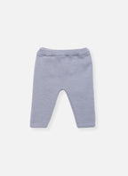 Pantalons Bébé Maille Pleine - Bleu Tradewinds