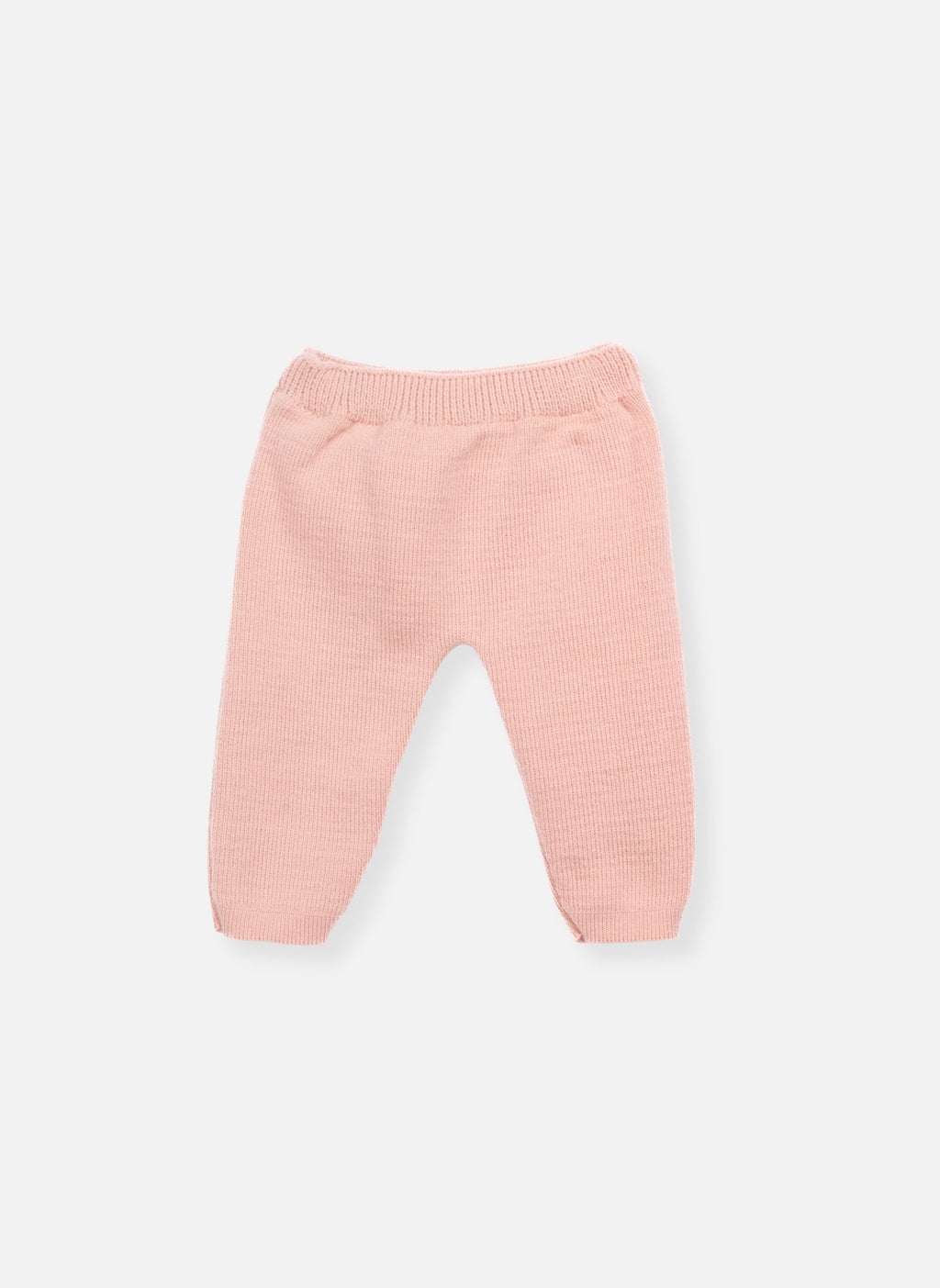 Pantalons Bébé Maille Pleine - Rose Misty