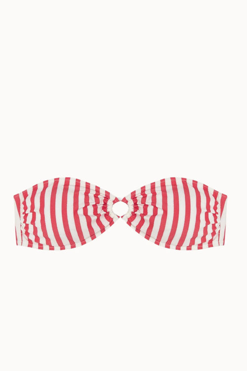 Crab Bikini Top - Salmon