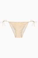 Braguita de bikini dorada - Dorado