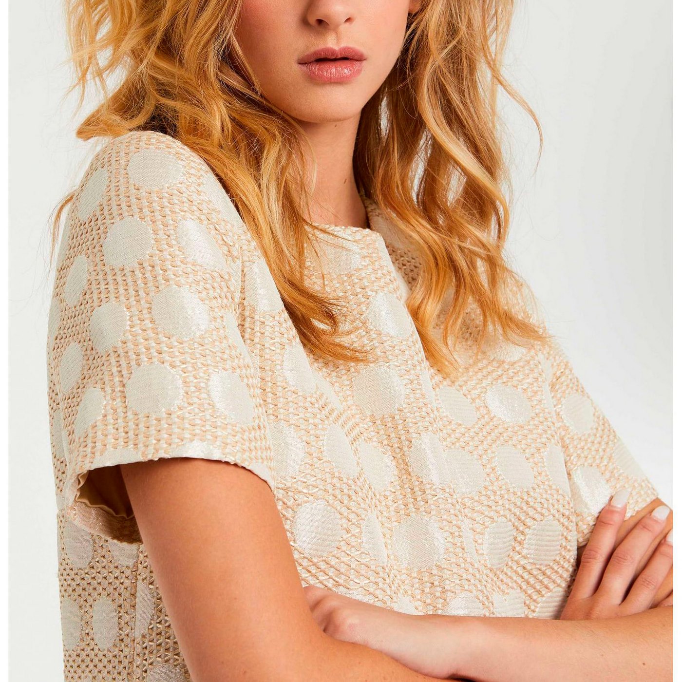 Vestido - Beige - Mujer