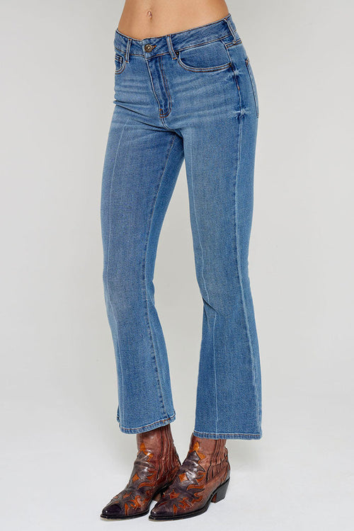 202 Maylan Jeans Flare Cropped