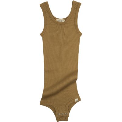 Minimalisma - Golden Leaf Silk Bornholm Bodysuit