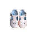 Chaussures Bottillons Salomés Souples Azylis Perfo - Vernis Rose Dragée - Fille