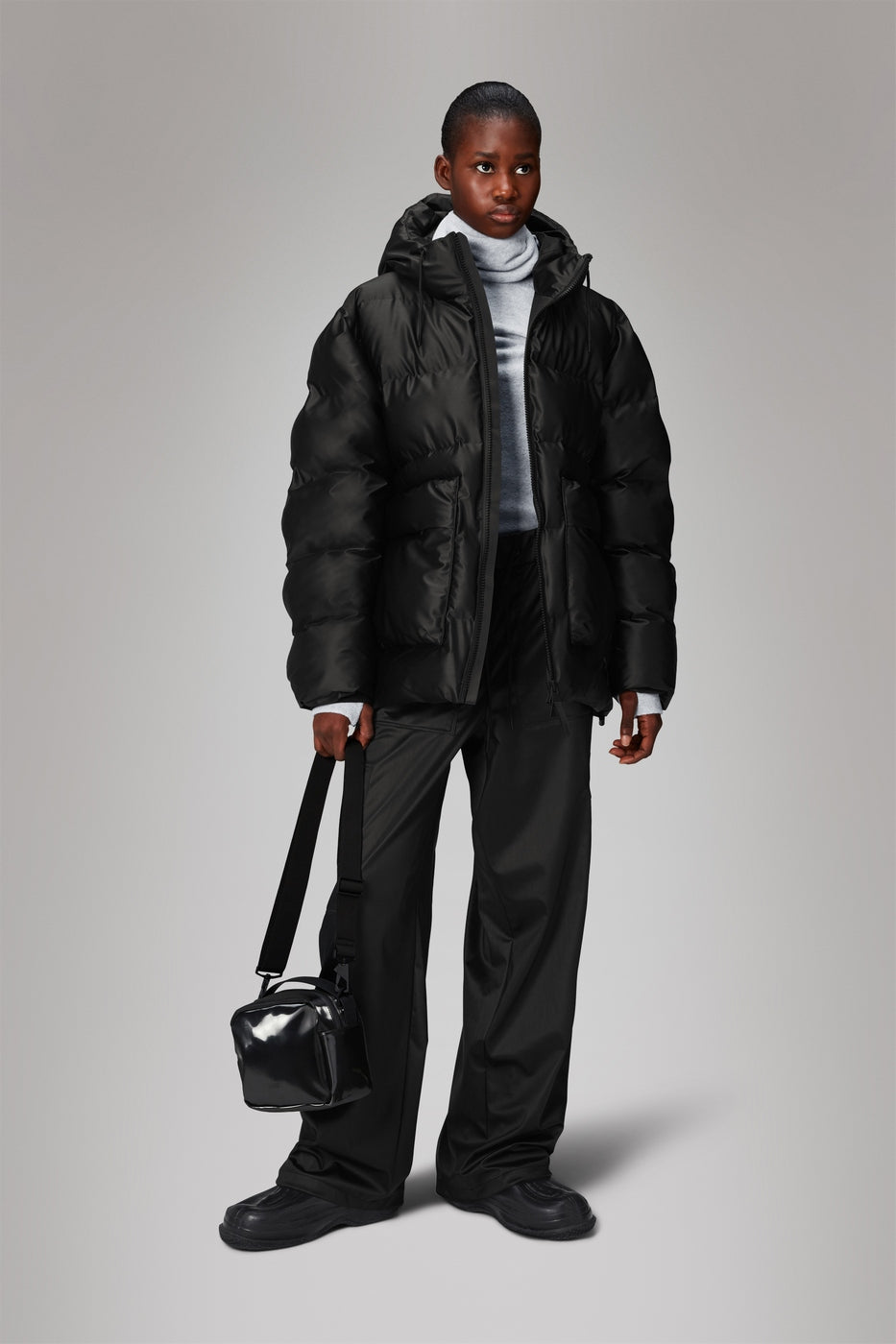 Dynejakke Alta Cargo W3T3 - Black Grain - Unisex