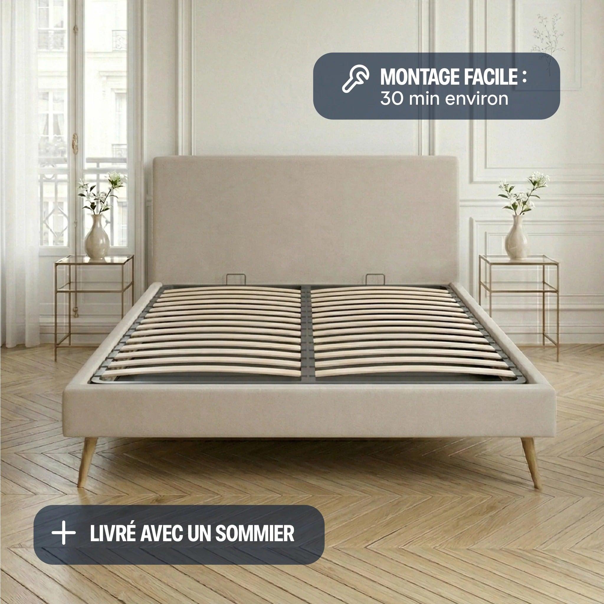 Lit Sommier Flore