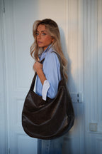 Sac En Similicuir Jelly - Chocolat