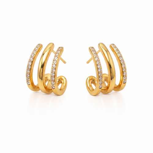 Boucles D'Oreilles Livia - Doré Ou Argent