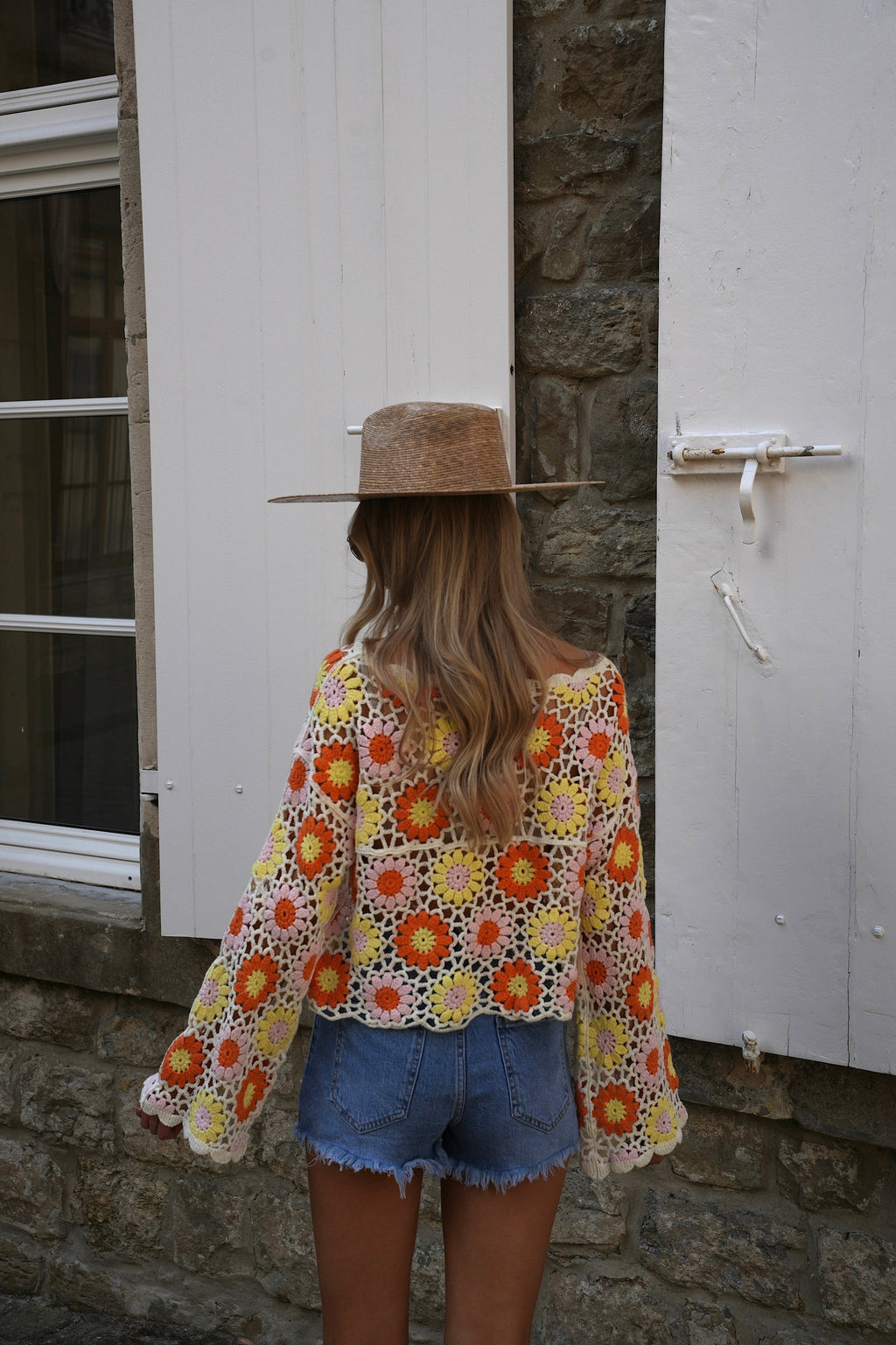 Blouse Crochet Zila - Coloré