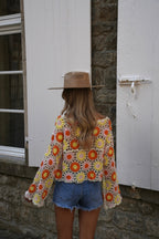 Blouse Crochet Zila - Coloré