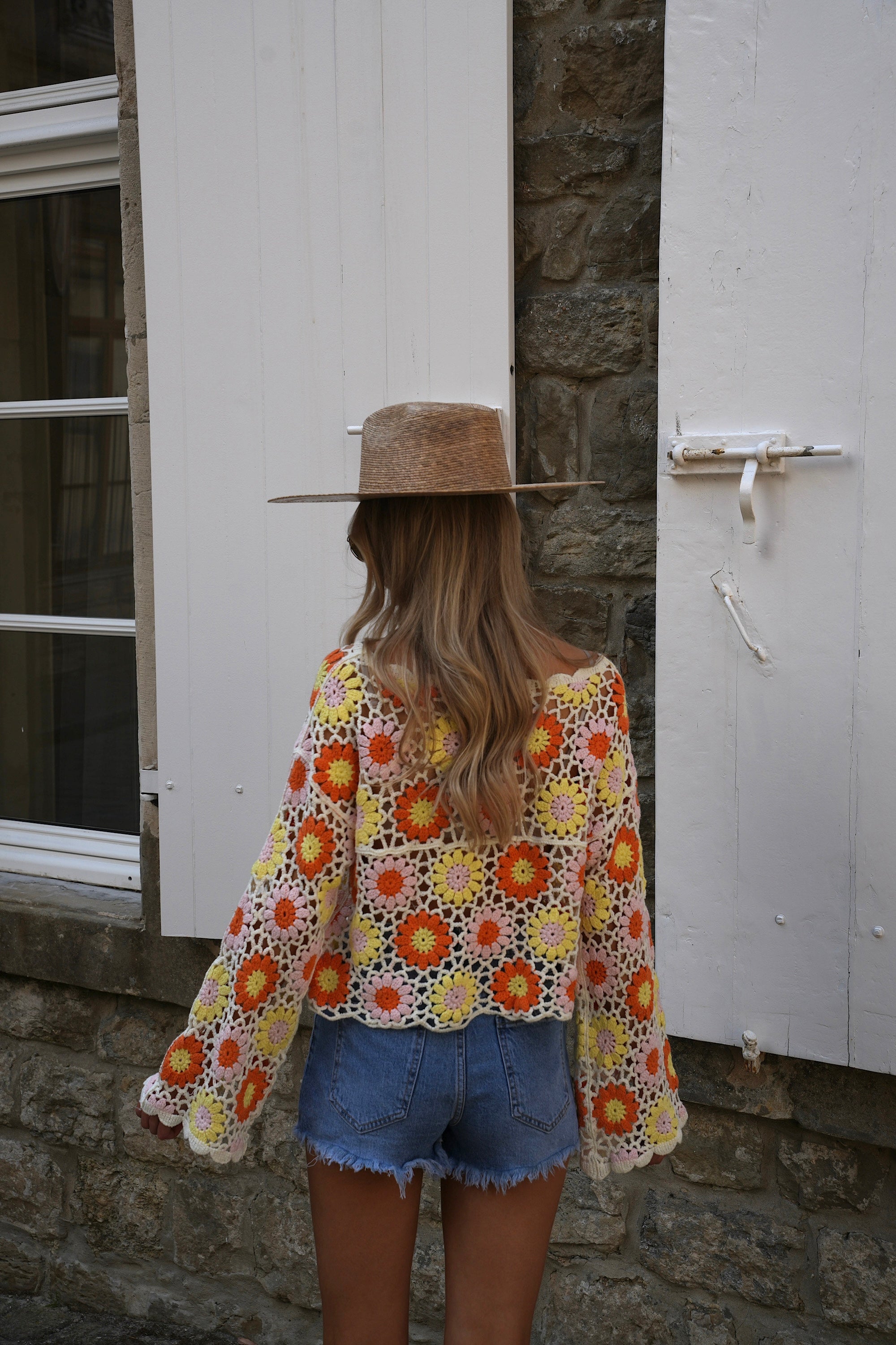 Blouse Crochet Zila - Coloré