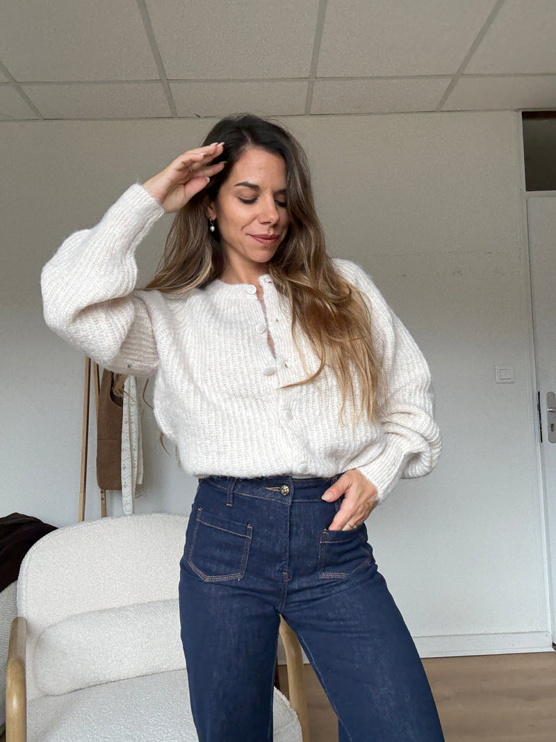 Irene Beige Cardigan