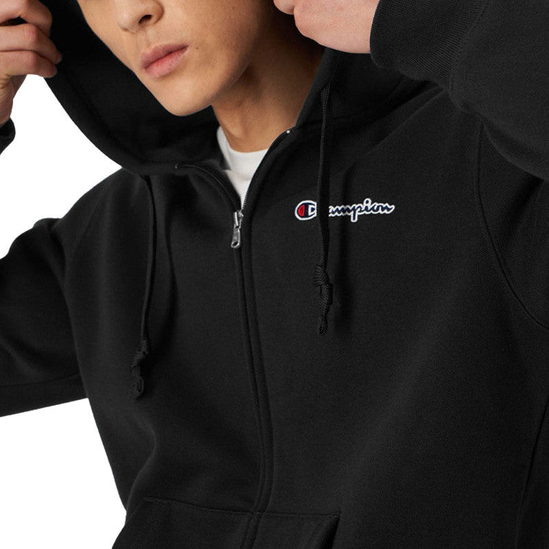 Sweat À Capuche Champion Full Zip - Noir