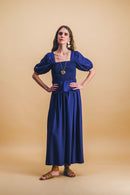 CHIARA top azul marino