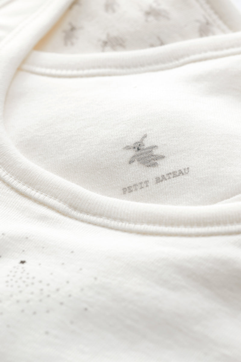 3 Organic Cotton Bibs - White - Baby