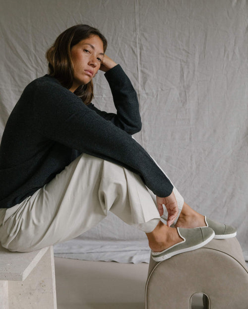 Mule cuir femme camel Angarde lifestyle