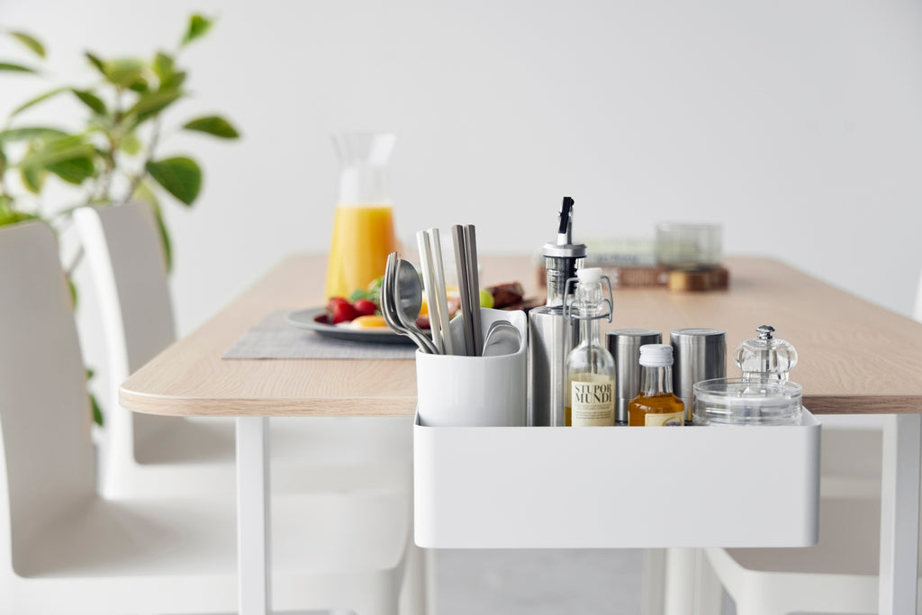 Panier De Table - Tower - Blanc