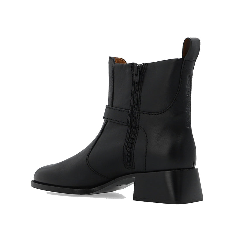 Bottes - See By Chloe Lory Leather Ankle  - Black