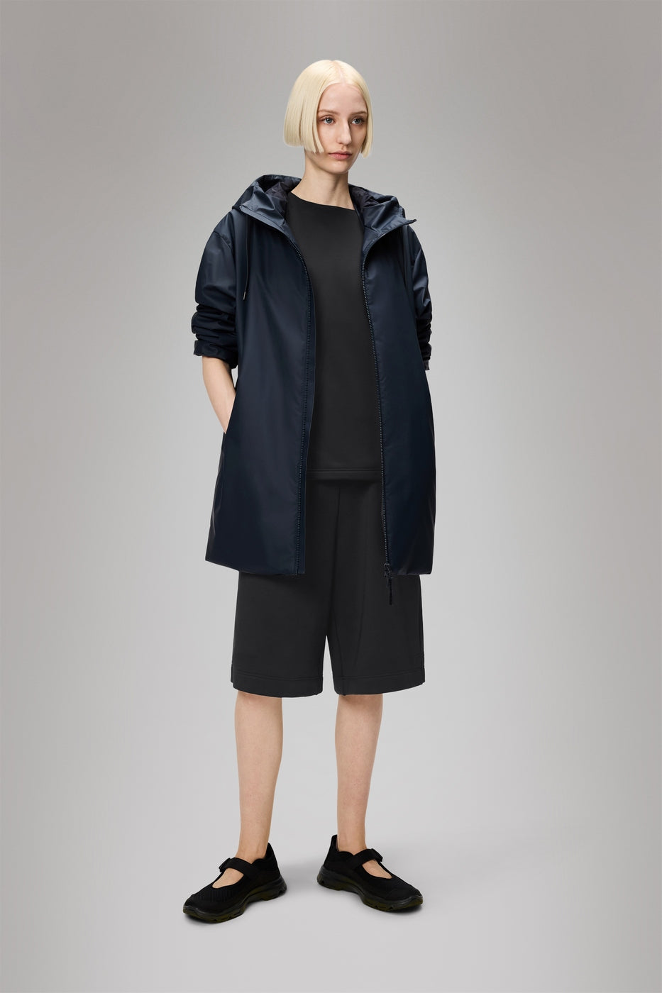 Veste Lohja Long Insulated Jacket W3T2 - Navy - Mixte