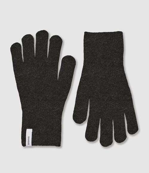 Samsoe Samsoe - Gants Nor Black - Mixte