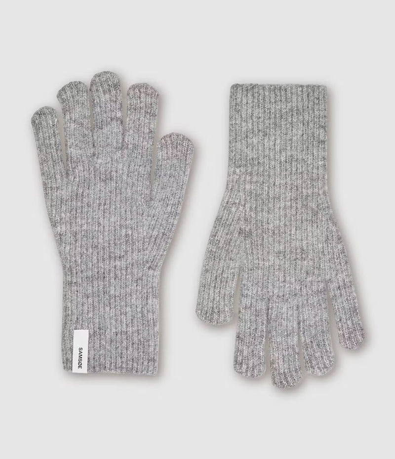 Samsoe Samsoe - Gants Nor Grey Mel - Mixte