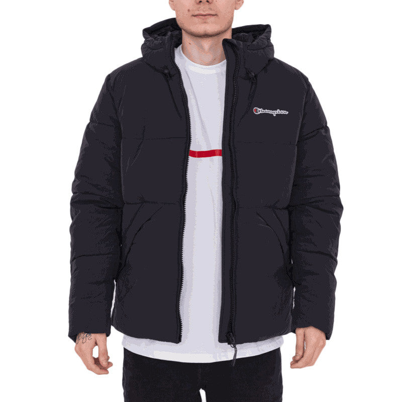 Doudoune À Capuche Champion - Noir