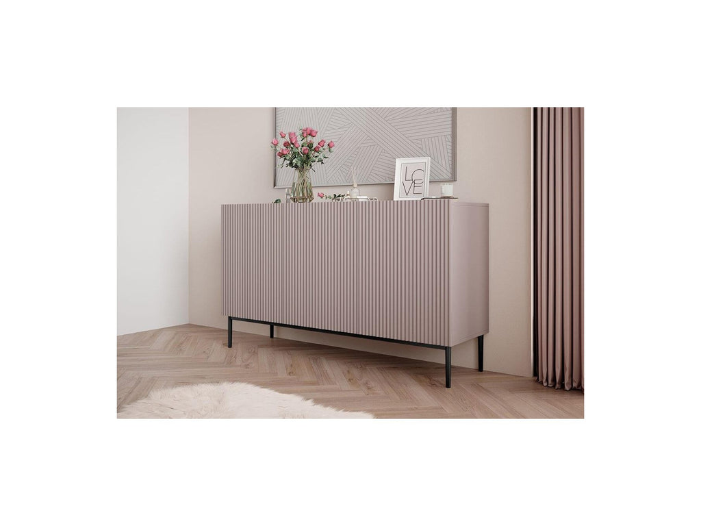 Kasha - Buffet 3 Portes - Pieds Noirs