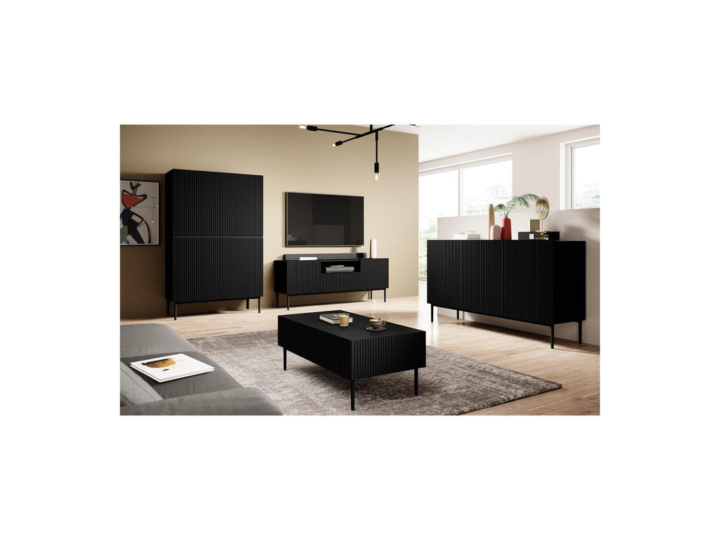 Kasha - Buffet 3 Portes - Pieds Noirs