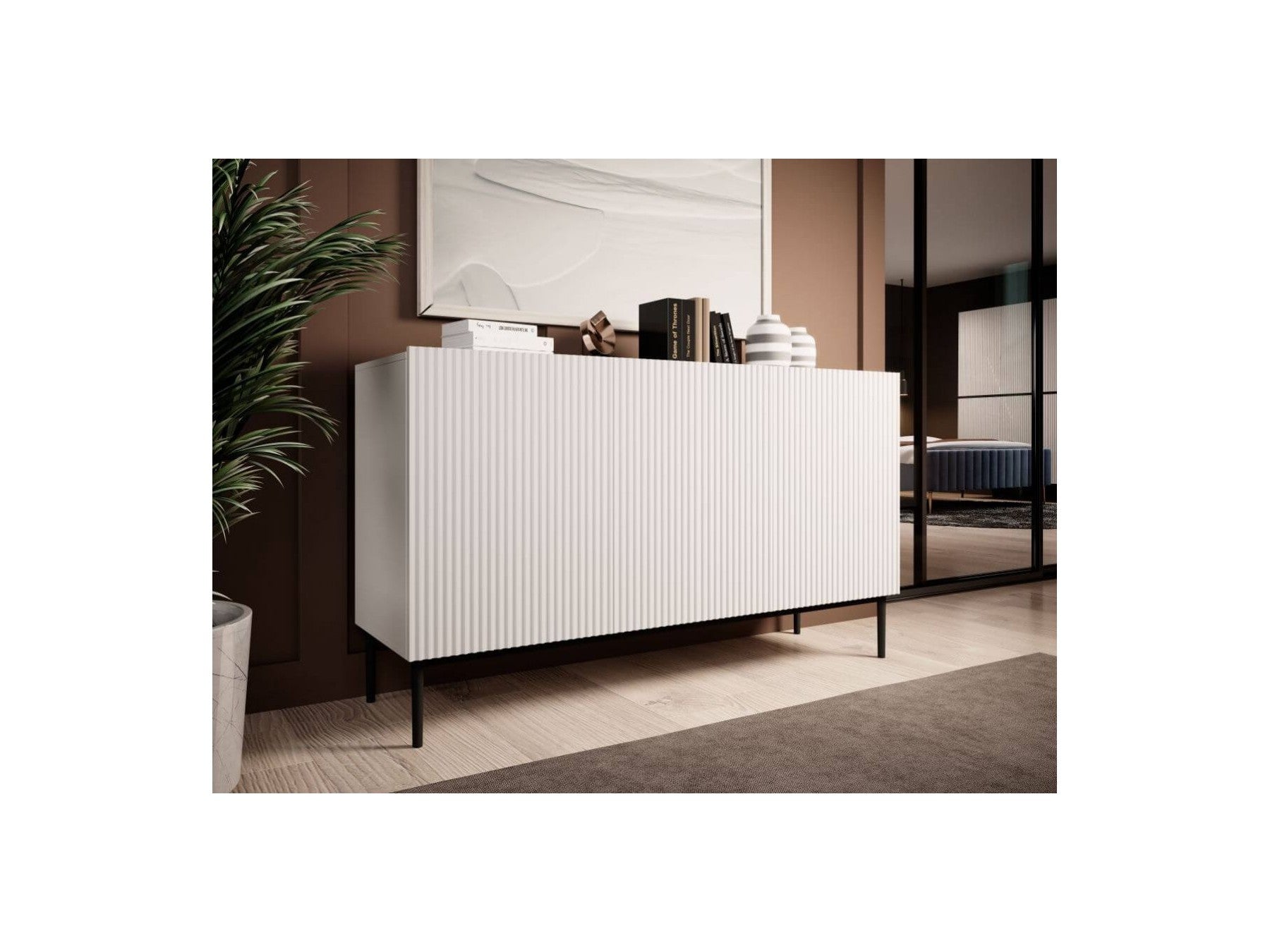 Kasha - Buffet 3 Portes - Pieds Noirs