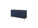 Kasha - 3 Door Sideboard - Gold Feet
