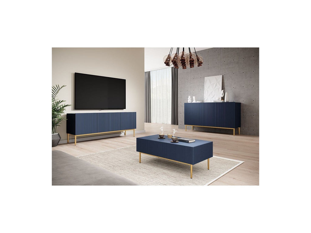 Kasha - Buffet 3 Portes - Pieds Or