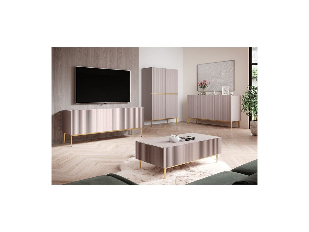 Kasha - Buffet 3 Portes - Pieds Or