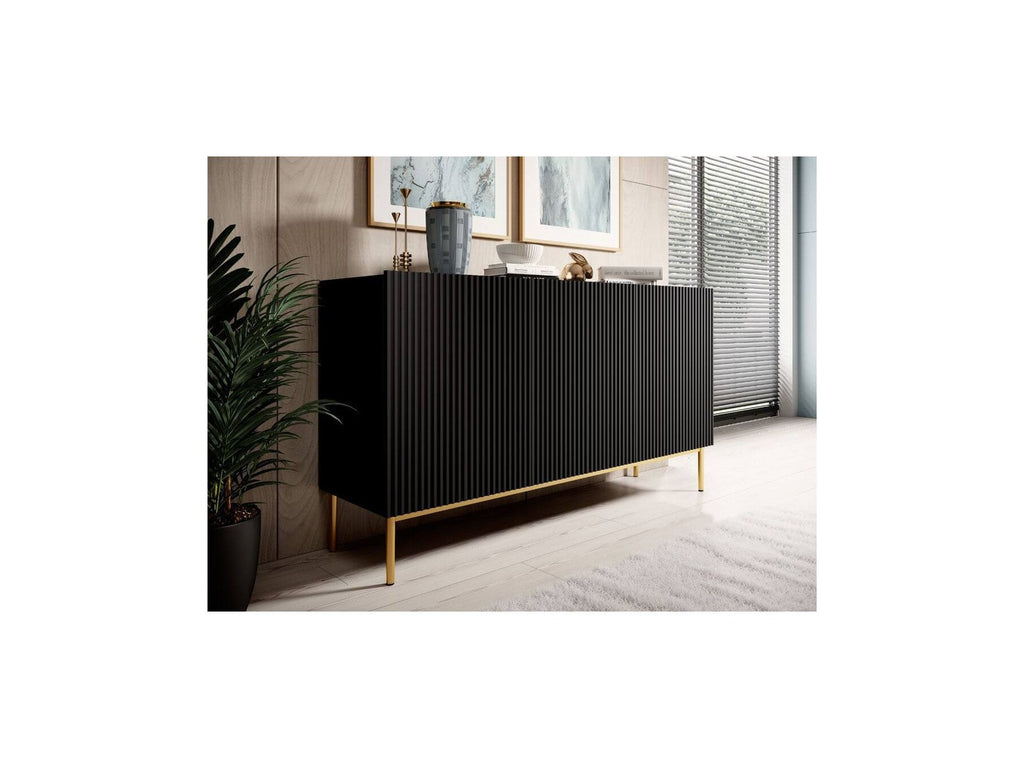 Kasha - Buffet 3 Portes - Pieds Or