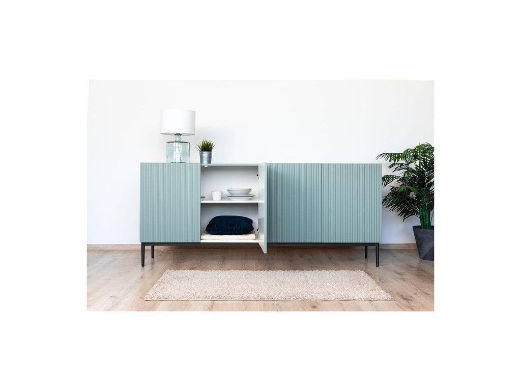 Kasha - Buffet 4 Portes - Pieds Noir