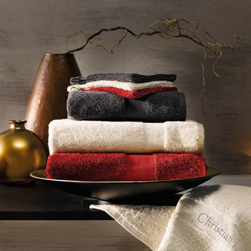 Serviette + Gant De Toilette Blanc Cassé