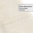 Serviette + Gant De Toilette Blanc Cassé