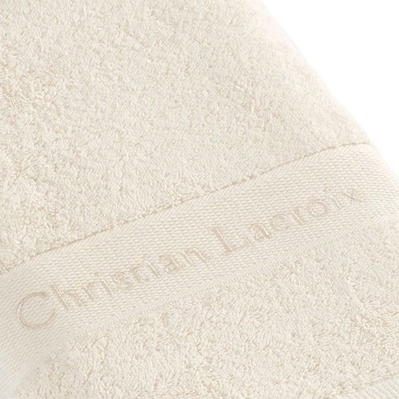 Serviette + Gant De Toilette Blanc Cassé