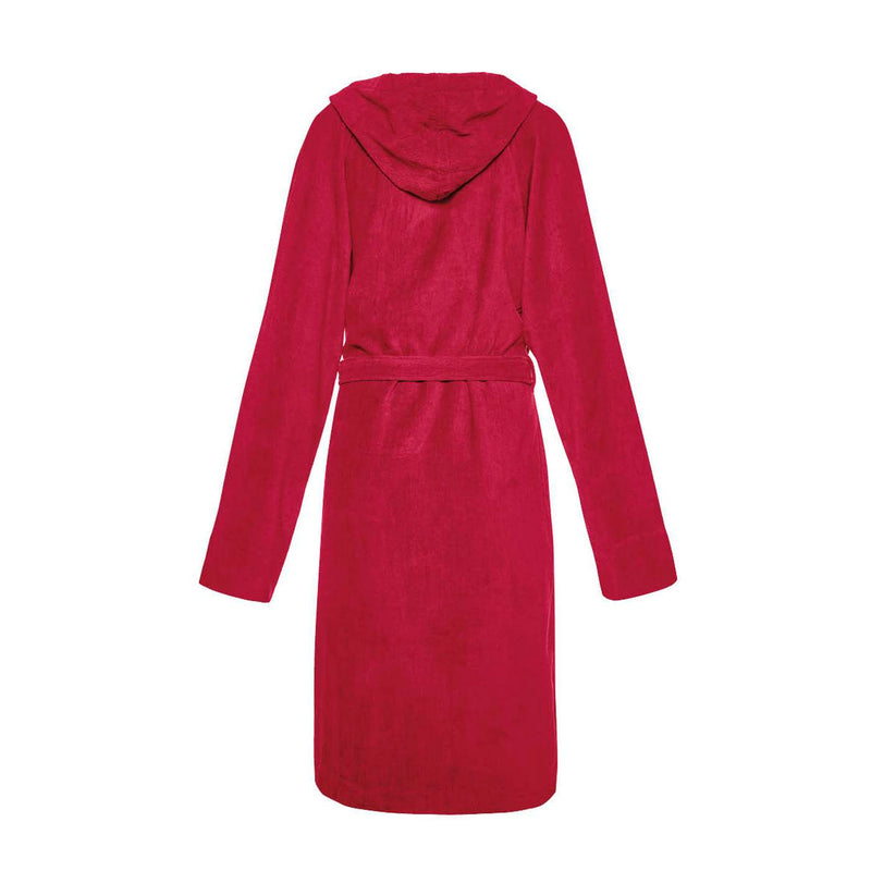 Peignoir Avec Capuche En Coton Ultra Absorbant - Bordeaux