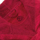 Peignoir Avec Capuche En Coton Ultra Absorbant - Bordeaux