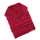 Peignoir Avec Capuche En Coton Ultra Absorbant - Bordeaux
