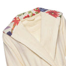 Jardin Tropical - Peignoir Avec Capuche En Coton Ultra Absorbant - Jardin Tropical Vanille