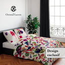 Jardin Tropical - Housse De Couette + Taie(s) D'Oreiller Satin De Coton Jardin Floral Multico