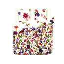 Jardin Tropical - Housse De Couette + Taie(s) D'Oreiller Satin De Coton Jardin Floral Multico