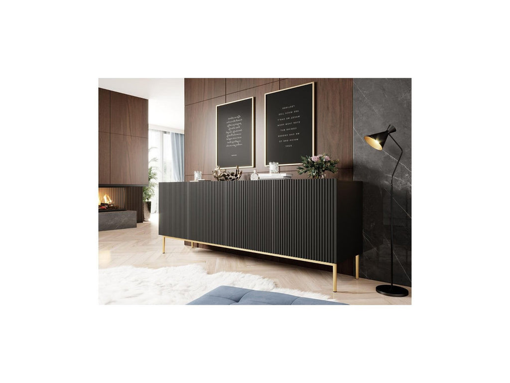 Kasha - Buffet 4 Portes - Pieds Or