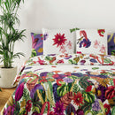 Jardin Tropical - Housse De Couette + Taie(s) D'Oreiller Satin De Coton Jardin Tropical Multico