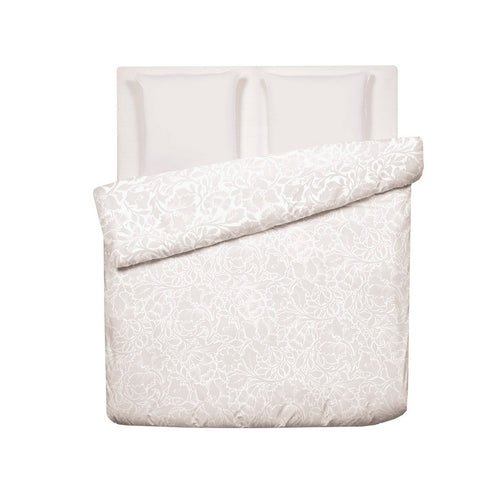 Arabesque - Housse De Couette + Taie(s) D'Oreiller Satin De Coton Arabesque Taupe