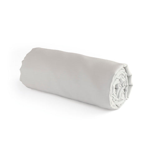 Arabesque - Drap-Housse Satin De Coton Uni Taupe