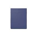 Jardin Tropical - Drap Plat Satin De Coton Uni Bleu Foncé