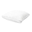 Arabesque - Coussin Carré Coeur Mémoire De Forme + Protège Oreiller - Blanc